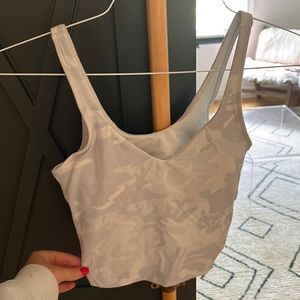 Lululemon Align camo grey tank top size 2